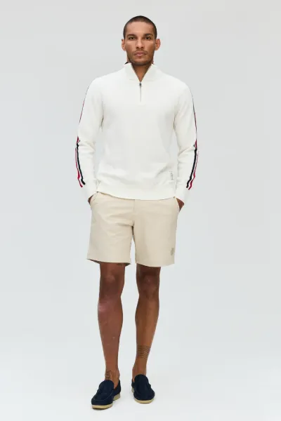 Bilde av Les Arcs Etienne half zip M white